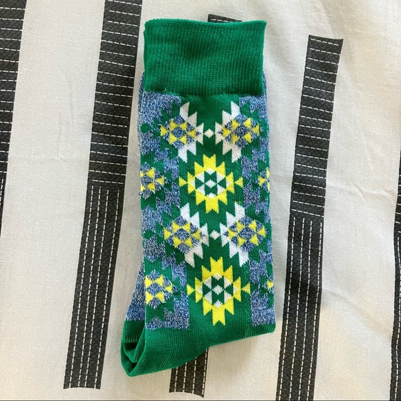 Patterned Crew Socks - Picture 2 of 2